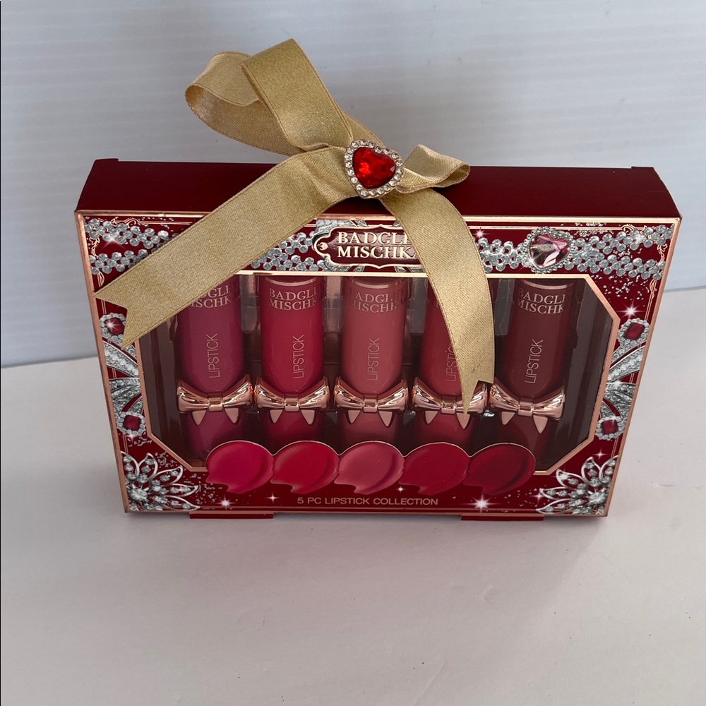 BADGLEY MISCHKA 5 Piece Lipstick Collection NWT